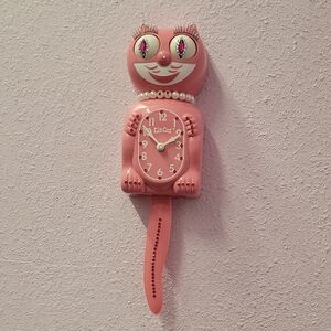 Jeweled Lady Strawberry Ice Pink Kit-Cat Klock clock SUPER RARE